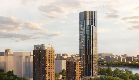 莫斯科河畔地标住宅亮相！快意高速梯出海，为43层超高层定制垂直出行